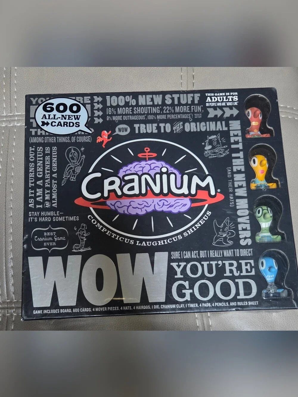Vintage Factory-sealed Board Game Cranium WOW: Bin SS